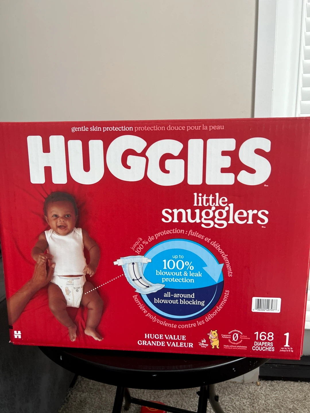 Huggies Little Snugglers Diapers - Size 1 (168 Count)