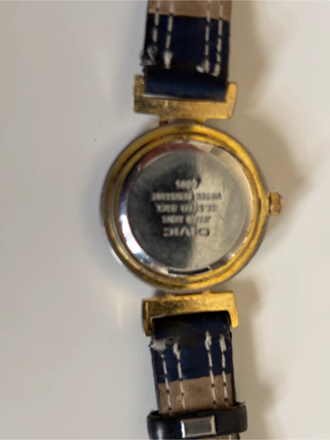 CHIC Quartz Women's Watch - Gold Tone with Blue Bezel - photo 4
