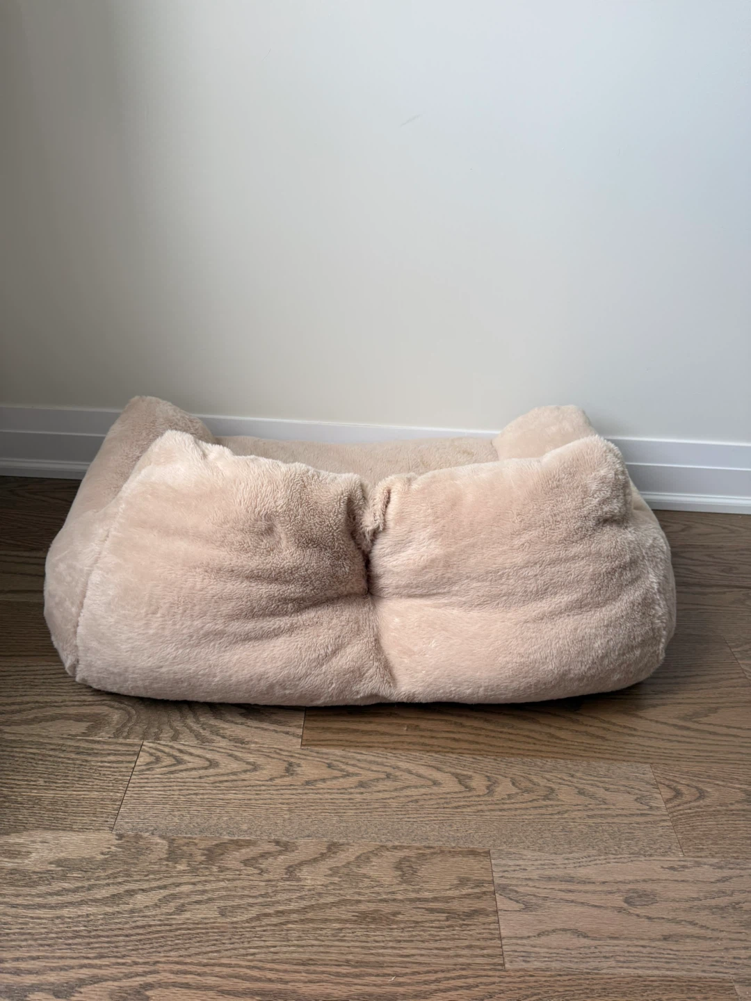 Plush Dog Bed Couch - Beige - Small to Medium - photo 4