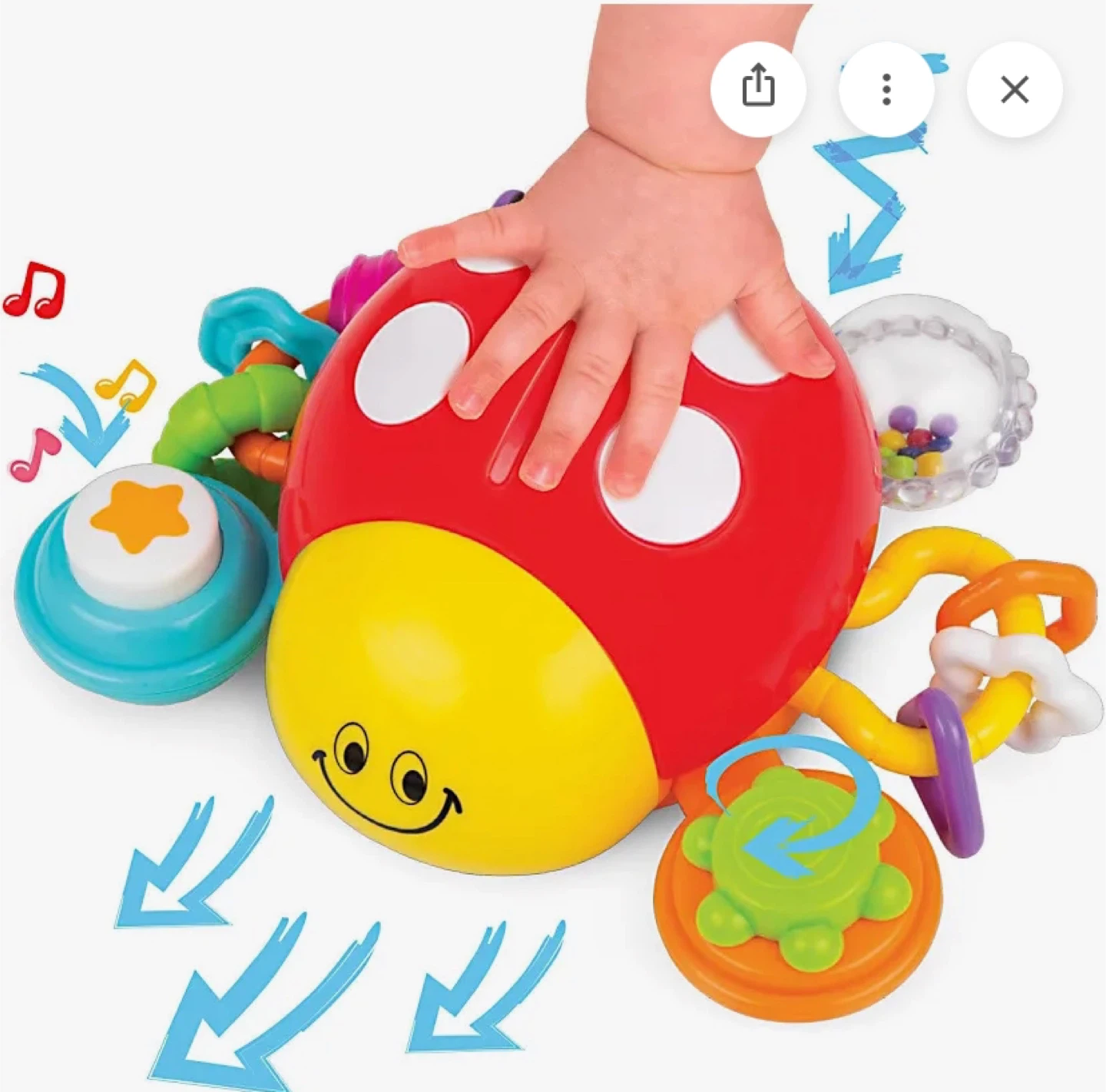 KiddoLab Ladybug Crawling Toy - photo 2