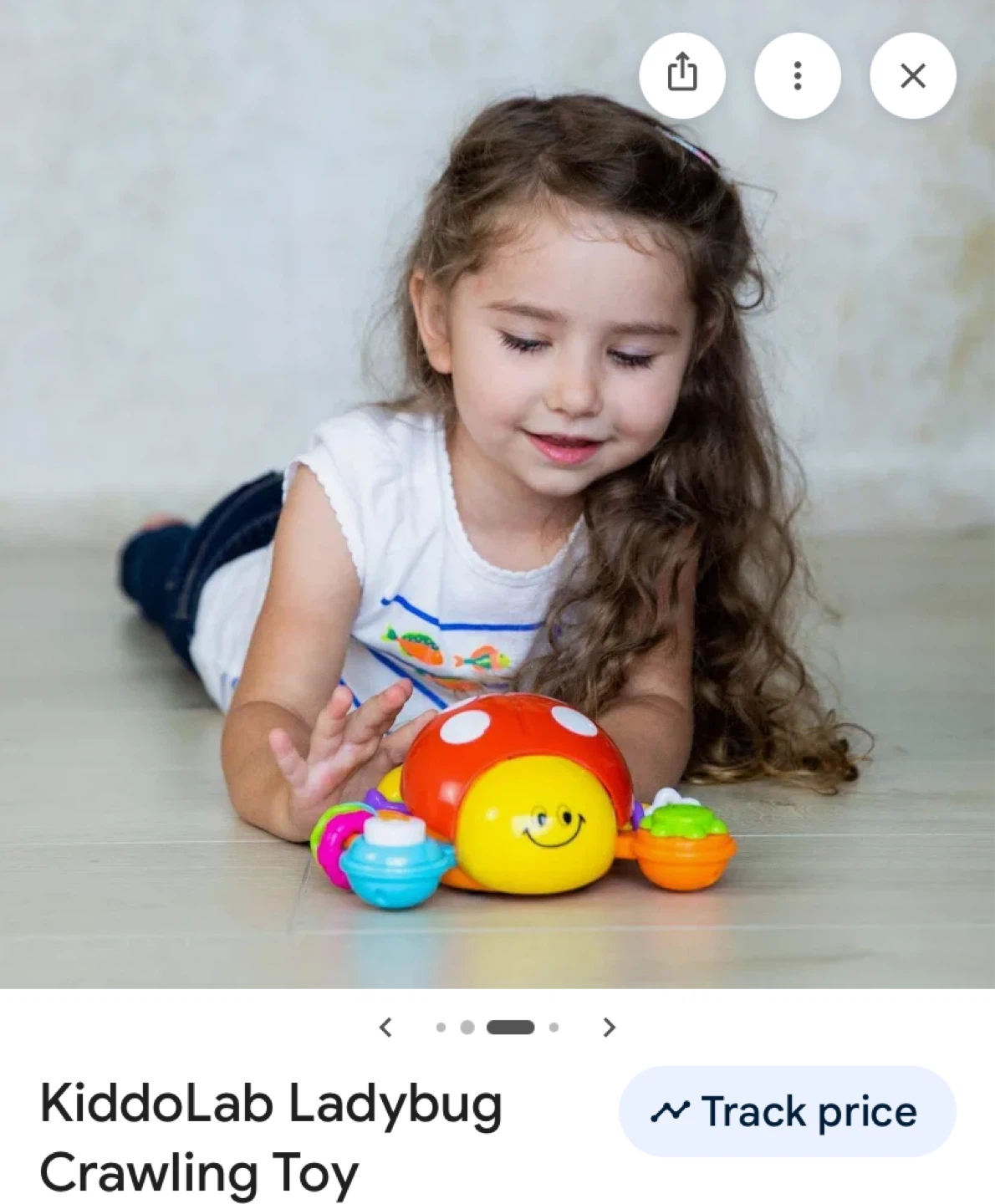 KiddoLab Ladybug Crawling Toy - photo 3