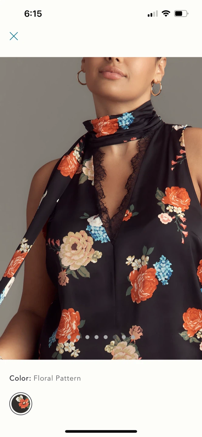 BNWT Anthropologie Silky Halter Tank XS P - photo 5
