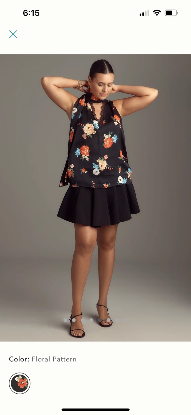 BNWT Anthropologie Silky Halter Tank XS P - photo 4