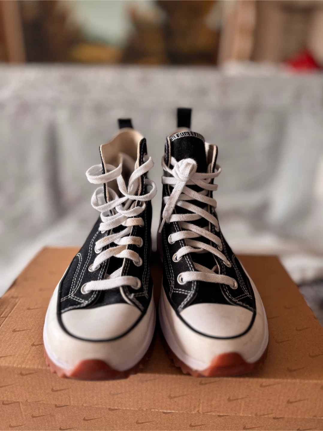 Converse Run Star Hike High Top Platform Sneakers Black - photo 4