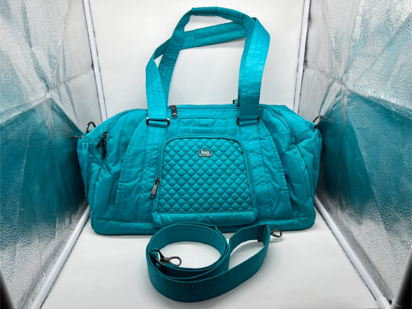 LUG Propeller Aqua Overnight Weekender Duffel Carryon Bag