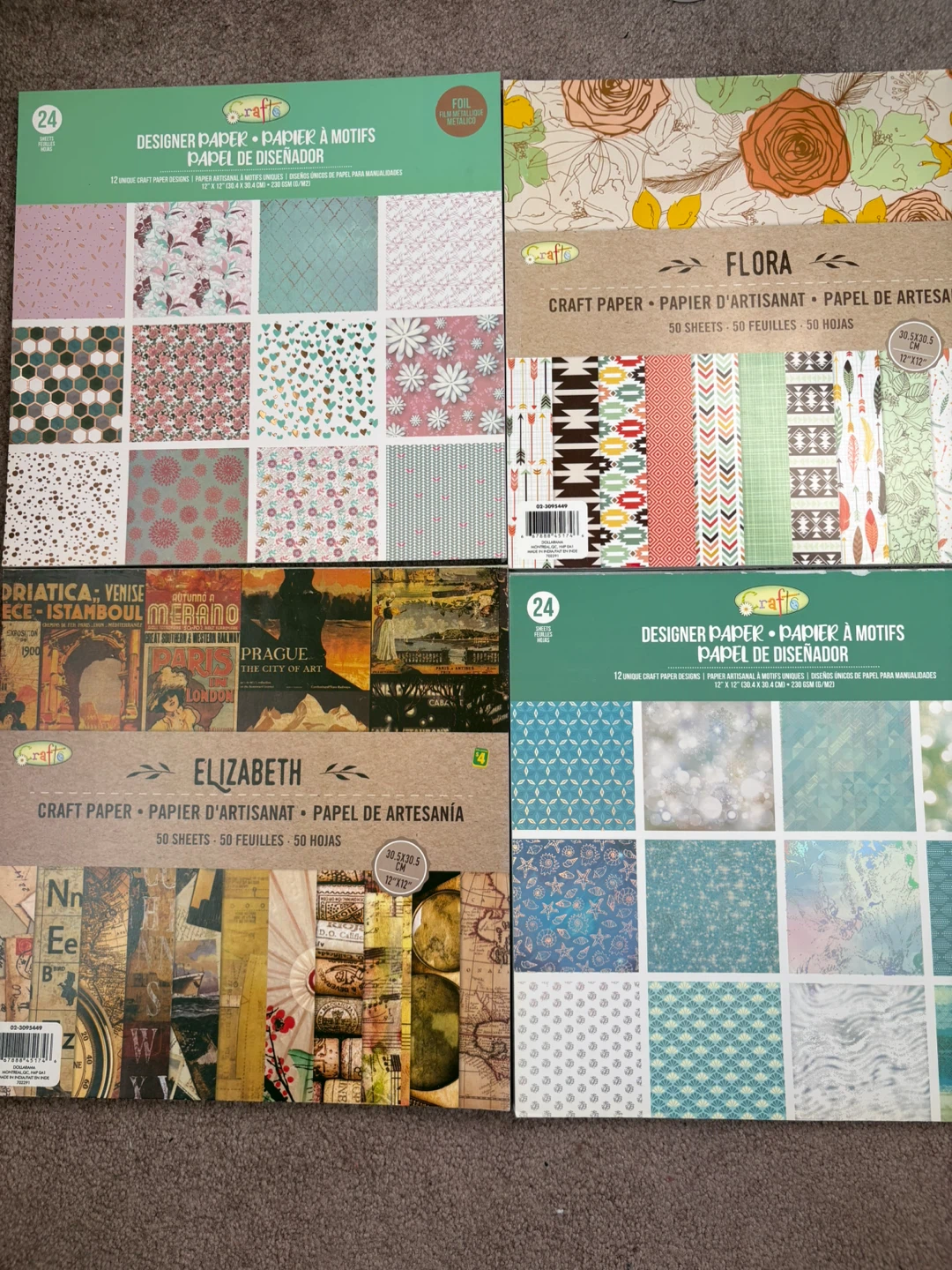 FREE - 4x Craft & Design Paper Packs