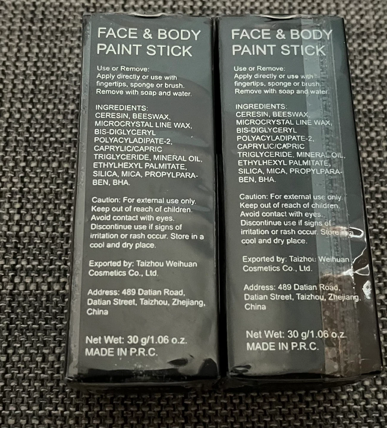 FACE & BODY PAINT STICK - BLACK