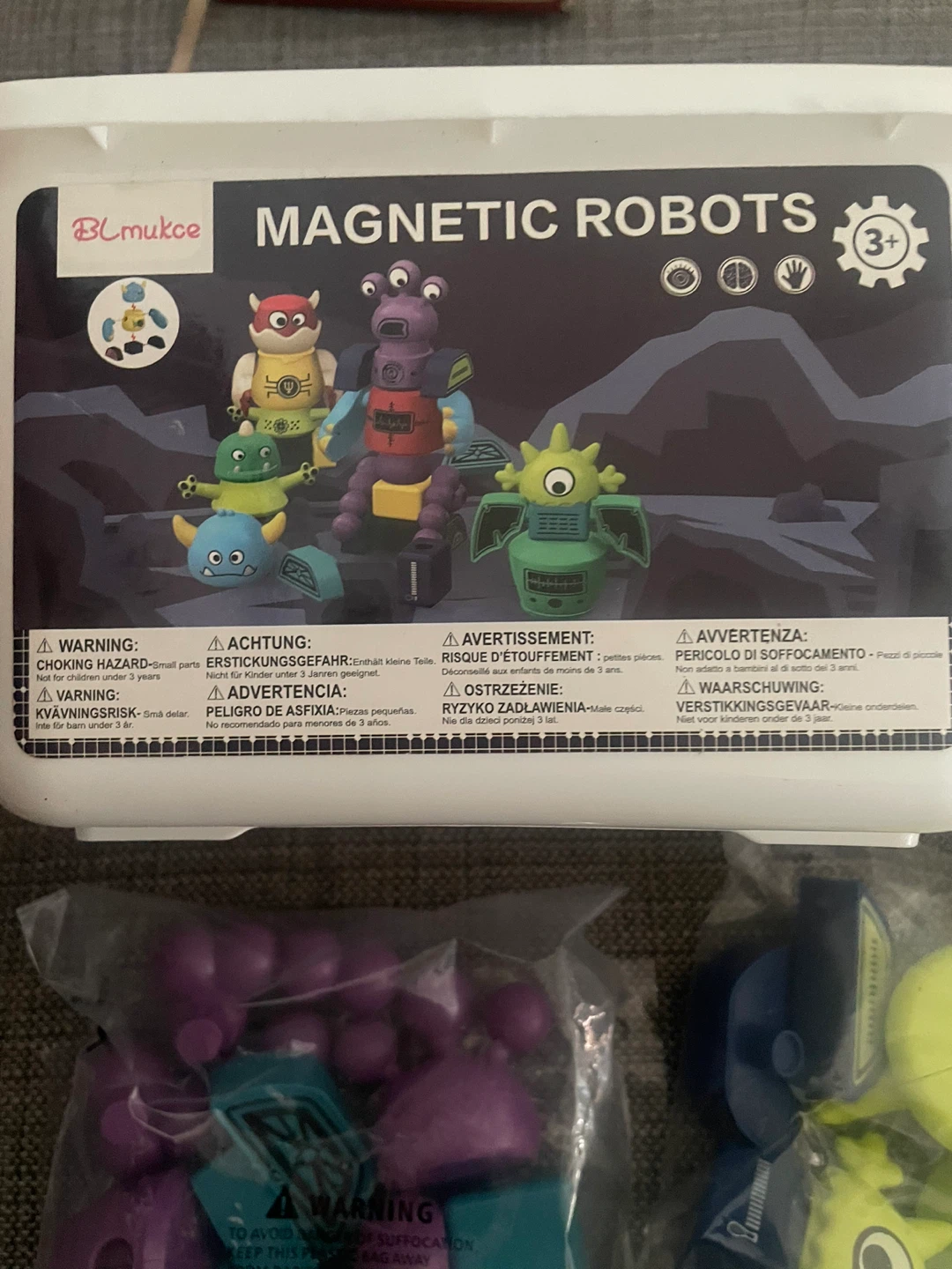 BLmukce Magnetic Robots Building Toy Set