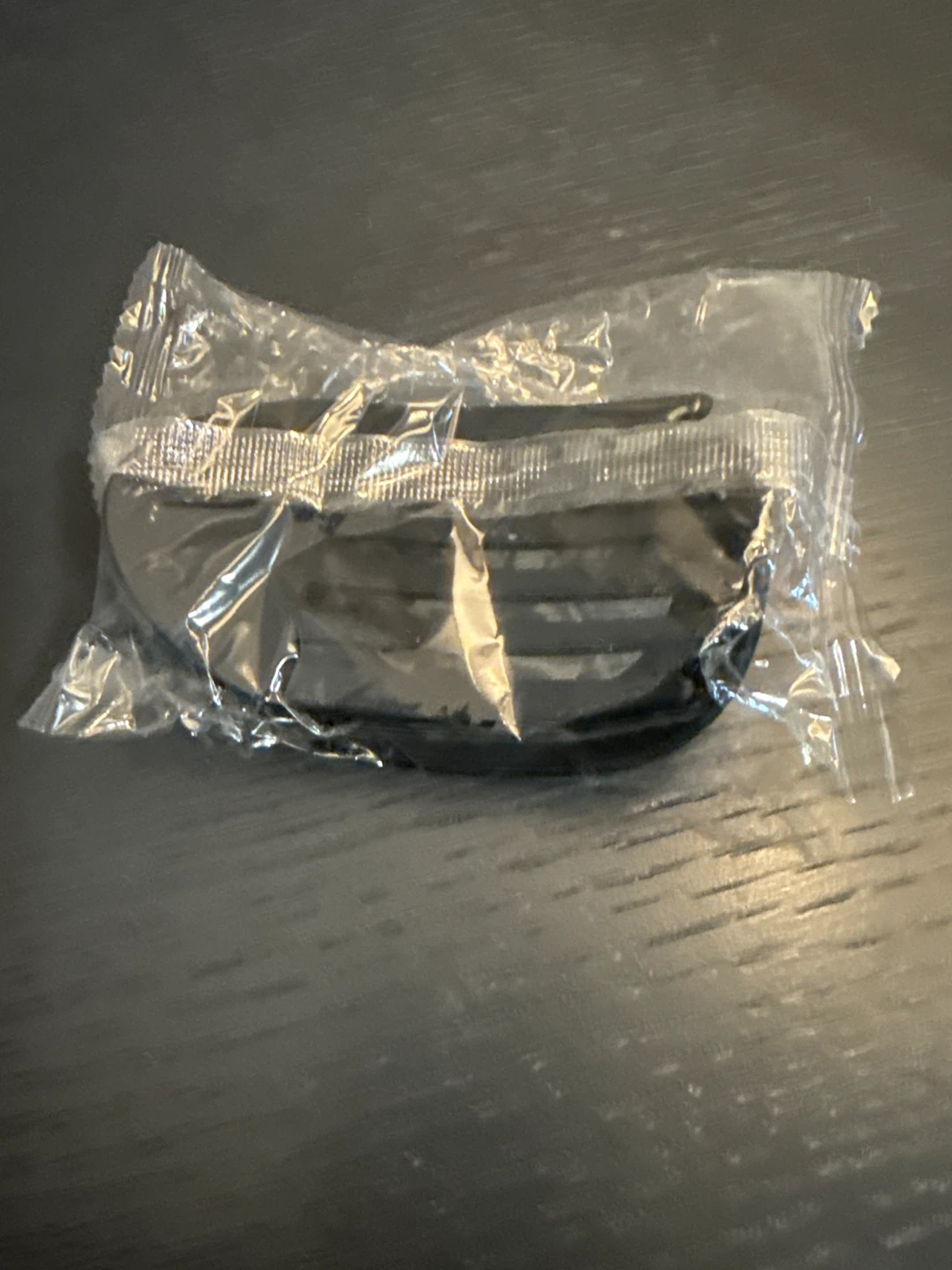 Black oval hair Clip - photo 2
