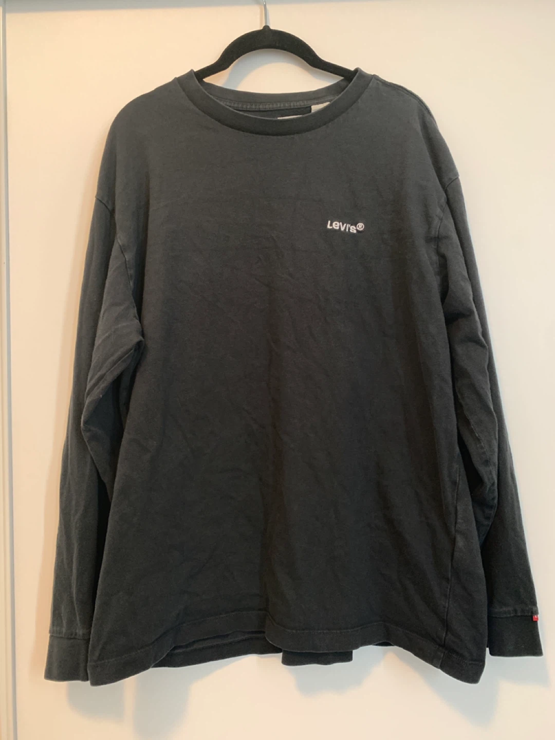 Levi's Relaxed Fit Long Sleeve T-Shirt - Black - Size L