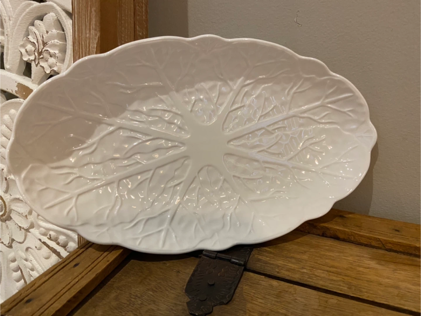 New Fish Steaming Serving Platter 12In Ceramic Plate - photo 4