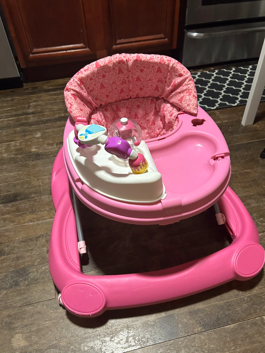 Pink Baby Walker with Toys