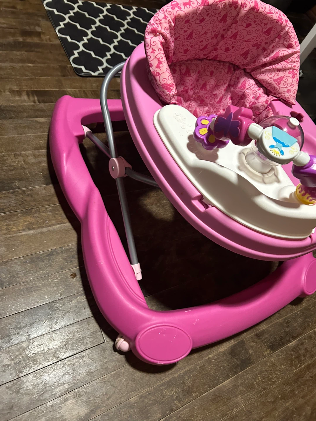 Pink Baby Walker with Toys - photo 2