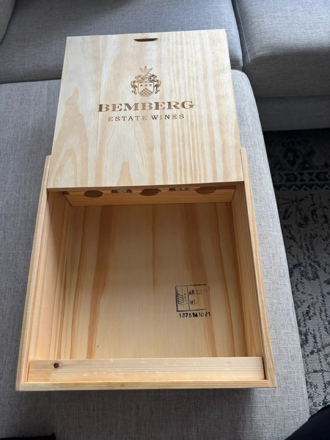 Bemberg Estate Wines Wooden Wine Box - photo 4
