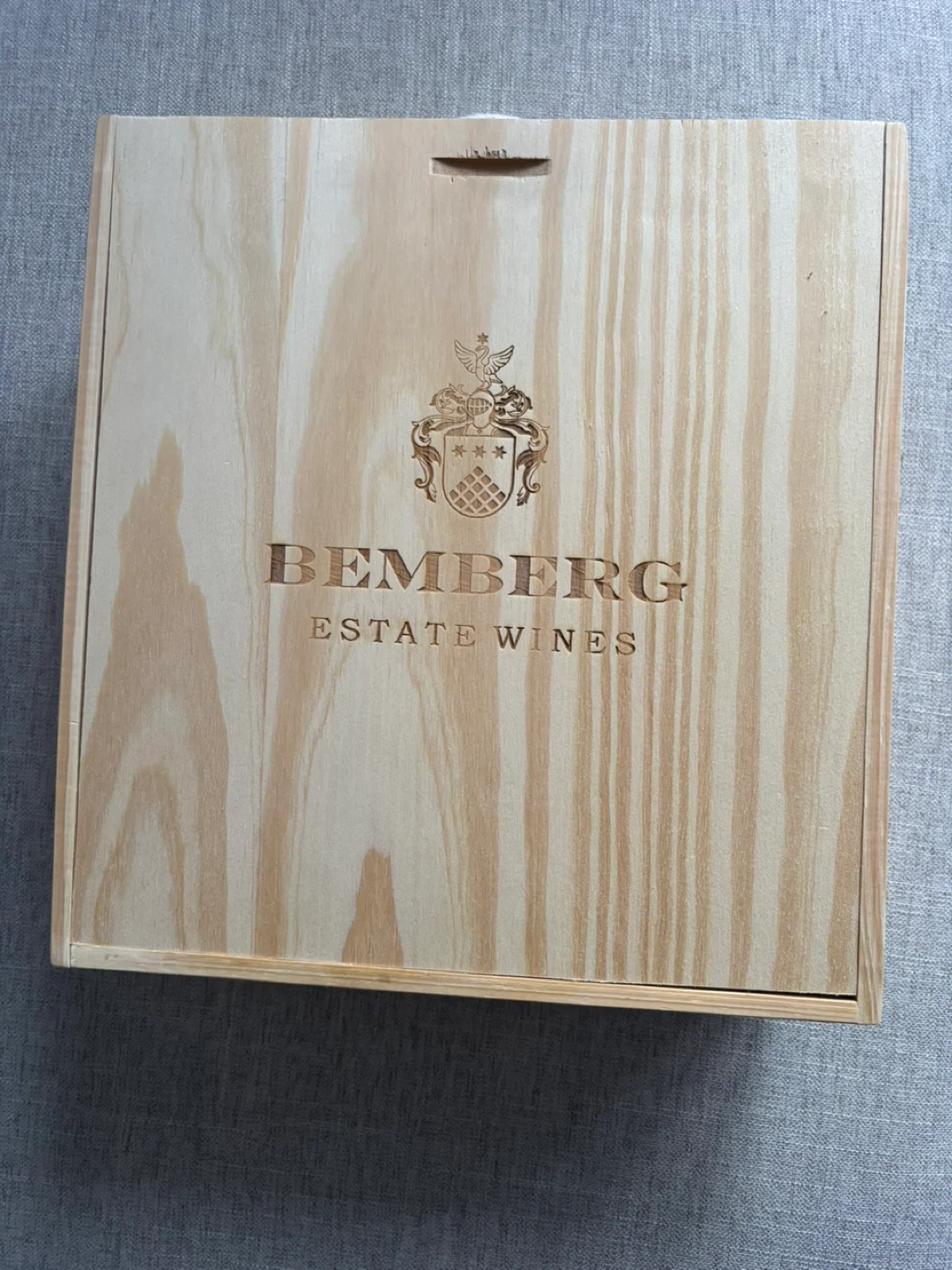 Bemberg Estate Wines Wooden Wine Box