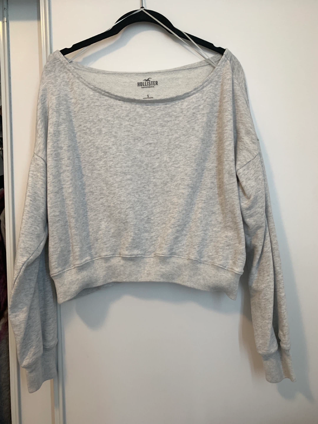 Hollister Grey Sweatshirt - Size S