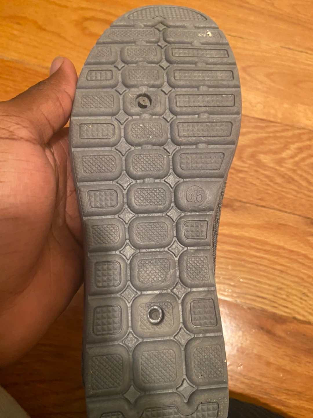 Gray Knitted Flats Size 6.5 - photo 3