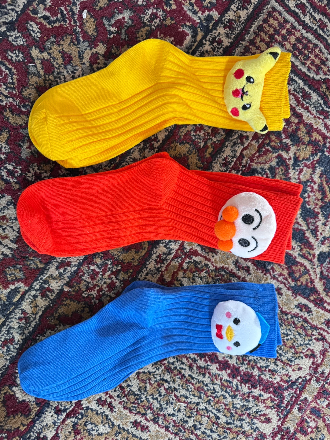 3 Pairs Children's Character Socks 6-10y - photo 2