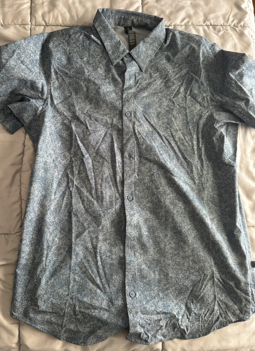 Lululemon Men's Airing Easy Short Sleeve Button-Up Shirt XL - photo 3