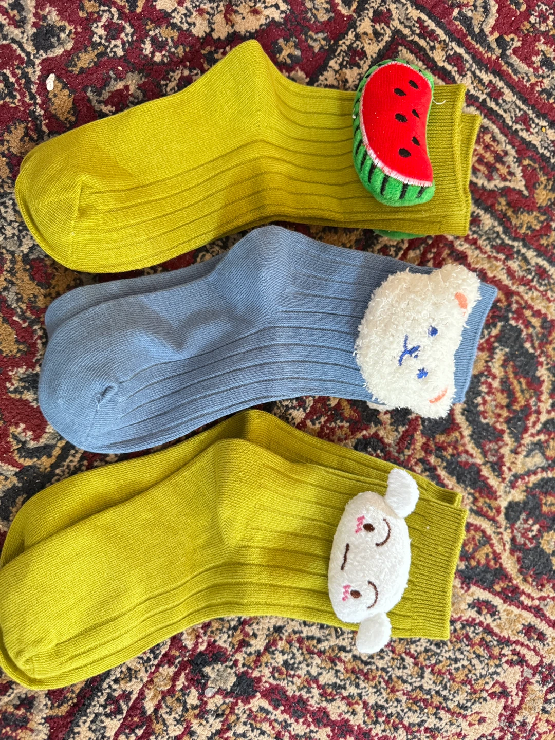 Cute Kids Socks (3 Pairs) 6-10y - photo 2