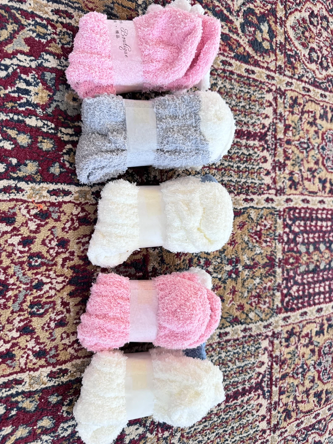 Fuzzy Cozy Socks 5-Pack 6-10y - photo 2