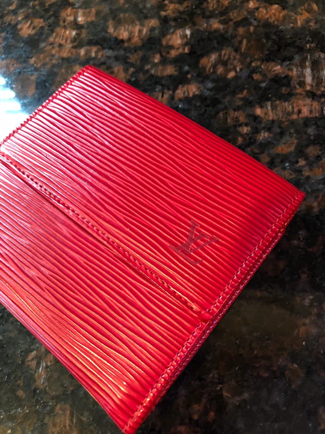 Louis Vuitton Epi Red Wallet