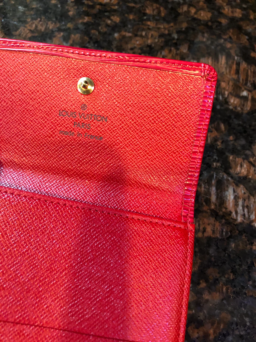 Louis Vuitton Epi Red Wallet - photo 3