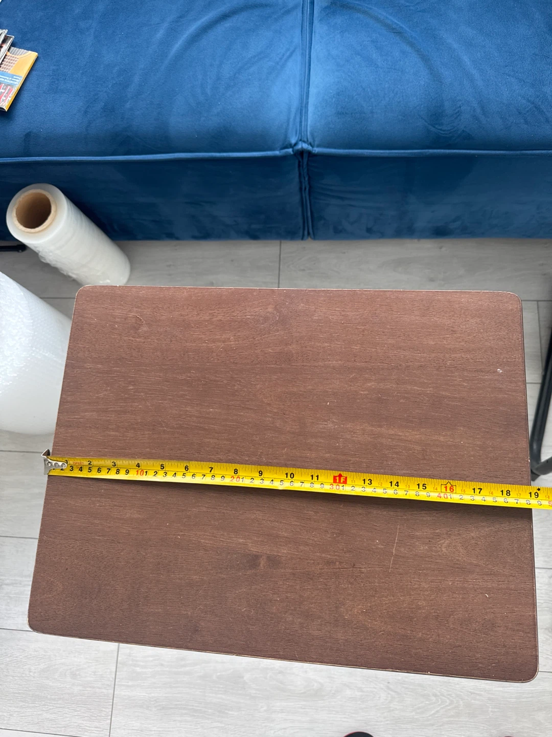 2x Folding Tray Table - Brown - photo 4