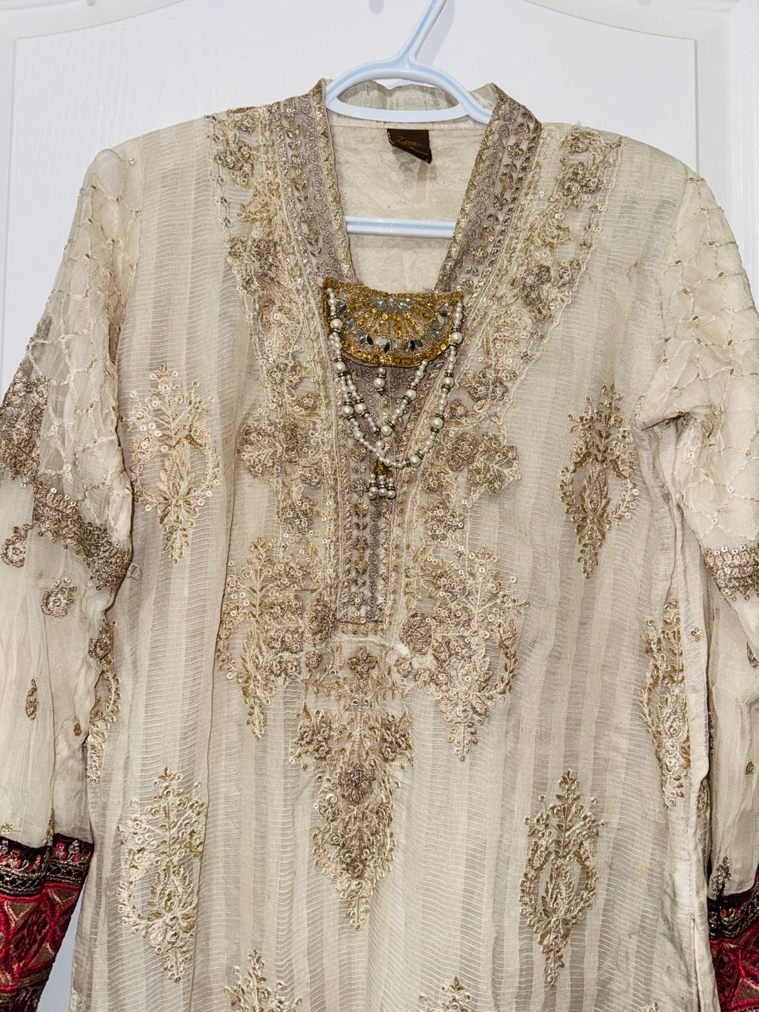 Women's Embroidered Kurti - Size Medium