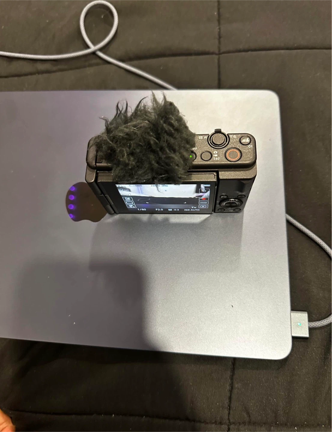 Sony ZV-1F Camera with Wind Muff - photo 3