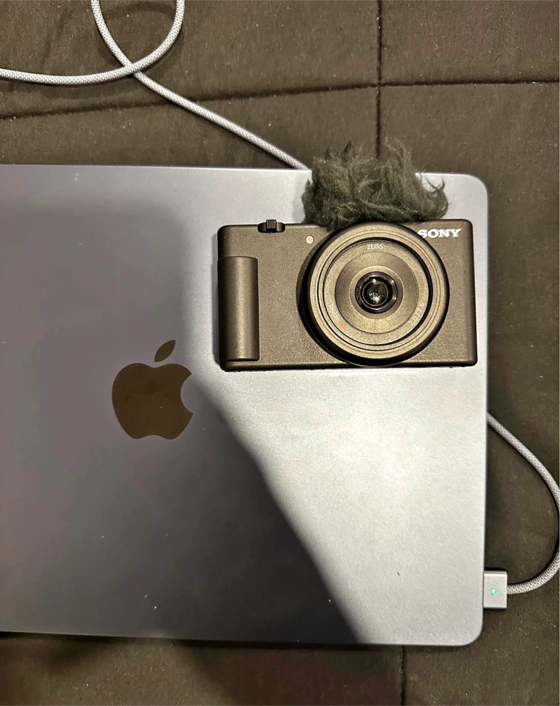 Sony ZV-1F Camera with Wind Muff
