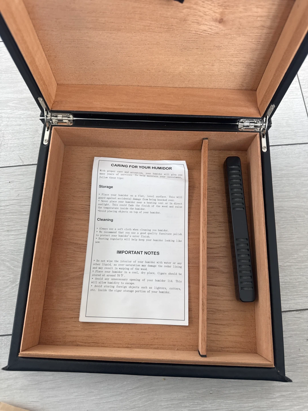 Stallion Humidor with Hygrometer - photo 2