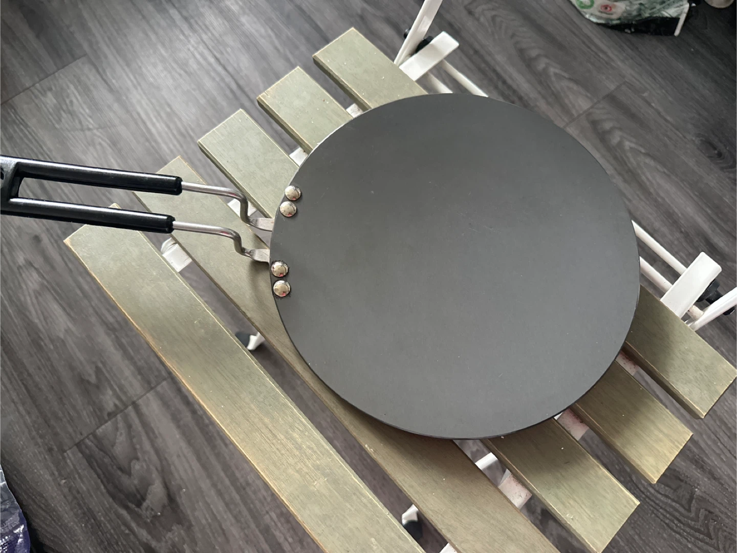 Hard Anodized Aluminum 10 inch Black Roti Tava 4 mm thick
