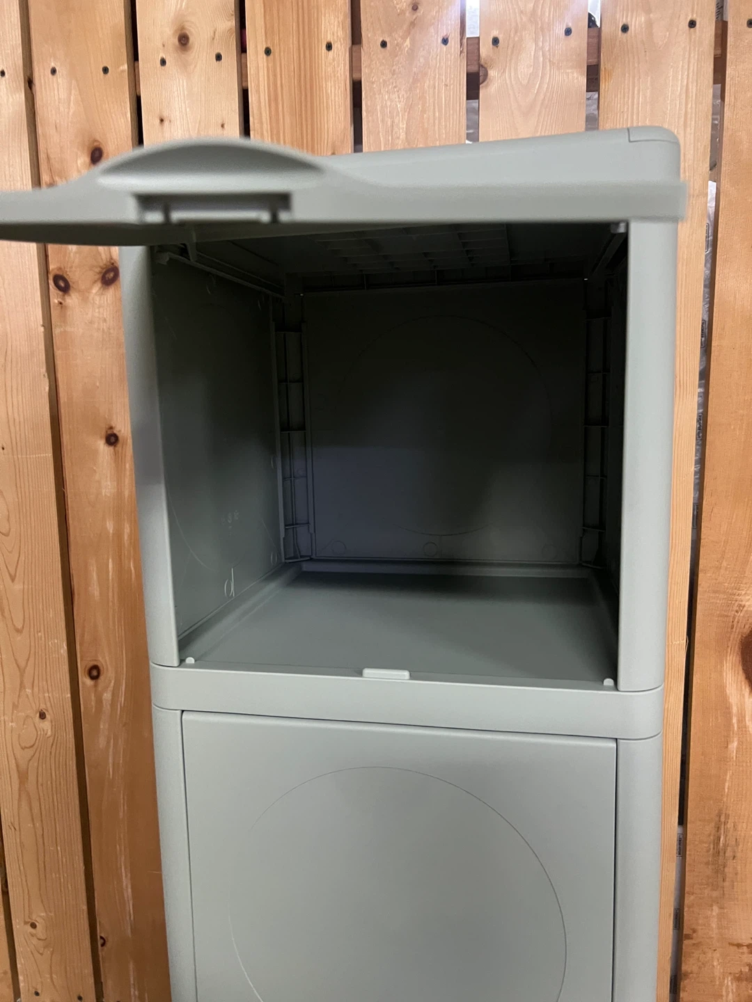 3-Tier Plastic Storage Cabinet for shoes - photo 2