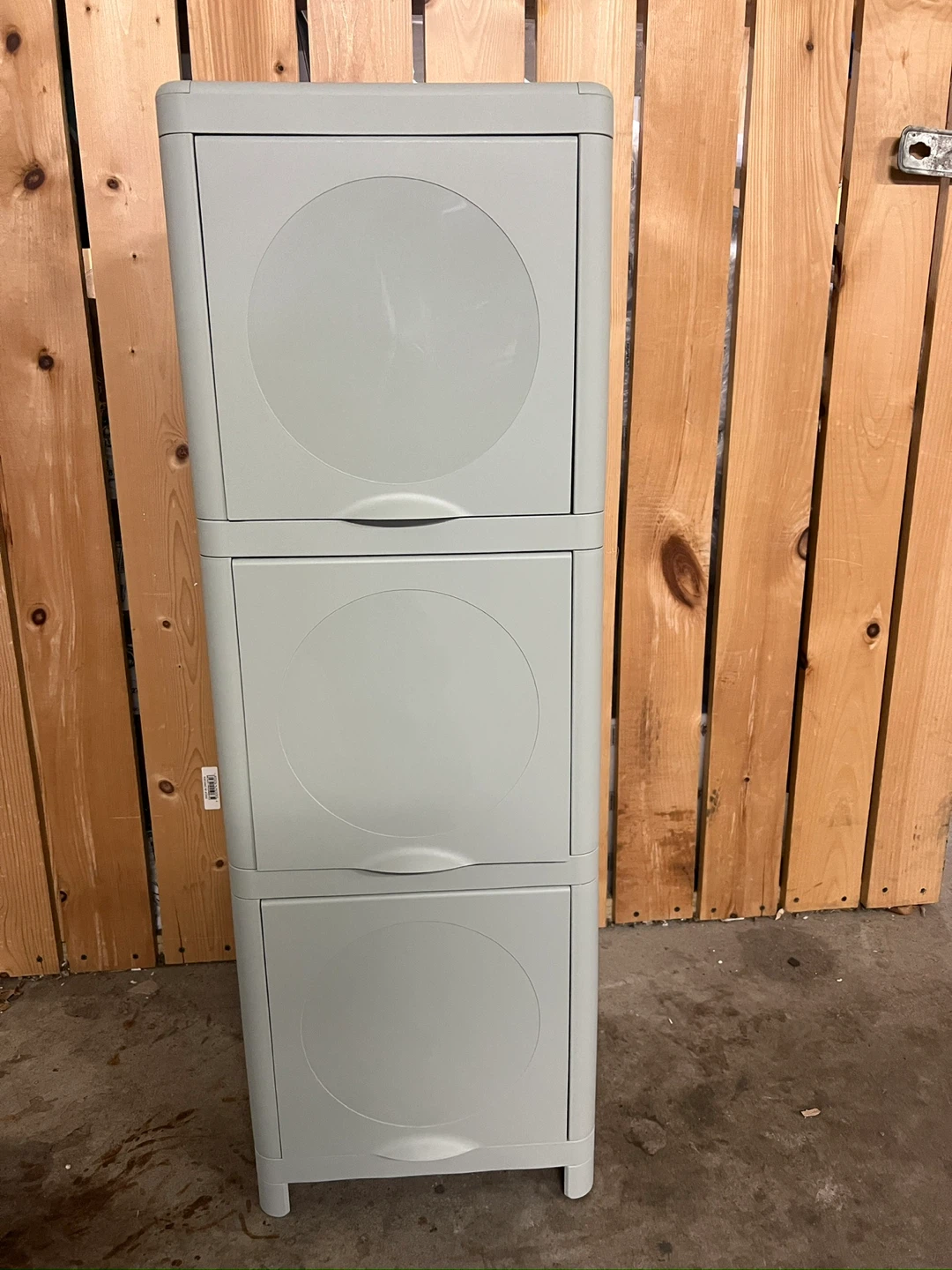 3-Tier Plastic Storage Cabinet for shoes