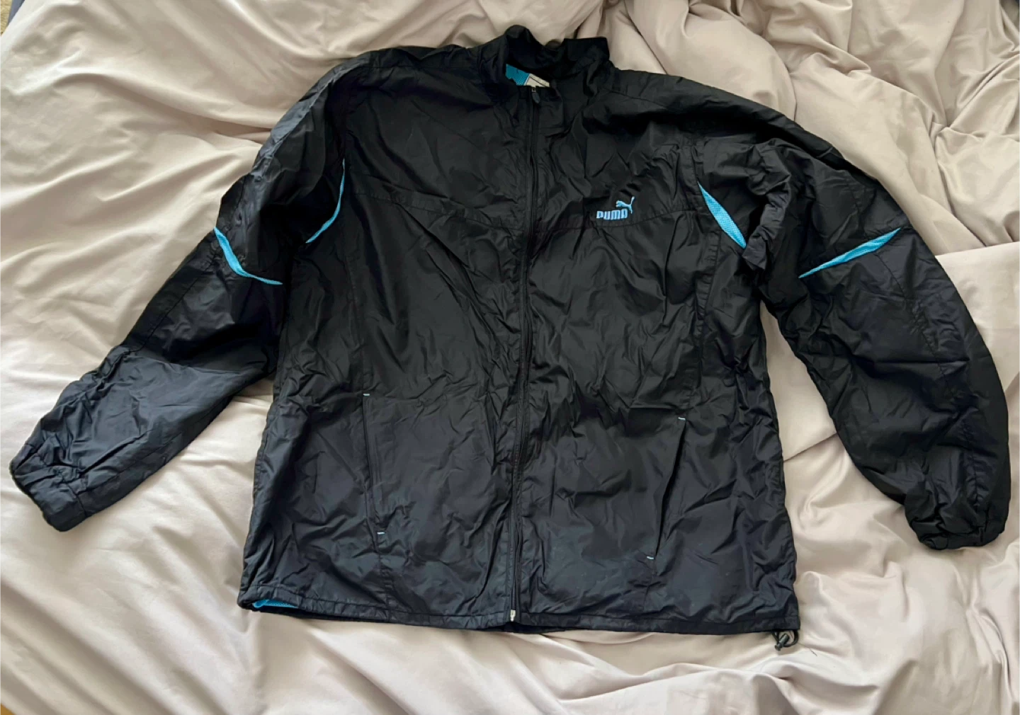Puma Black & Blue men Windbreaker Jacket XL