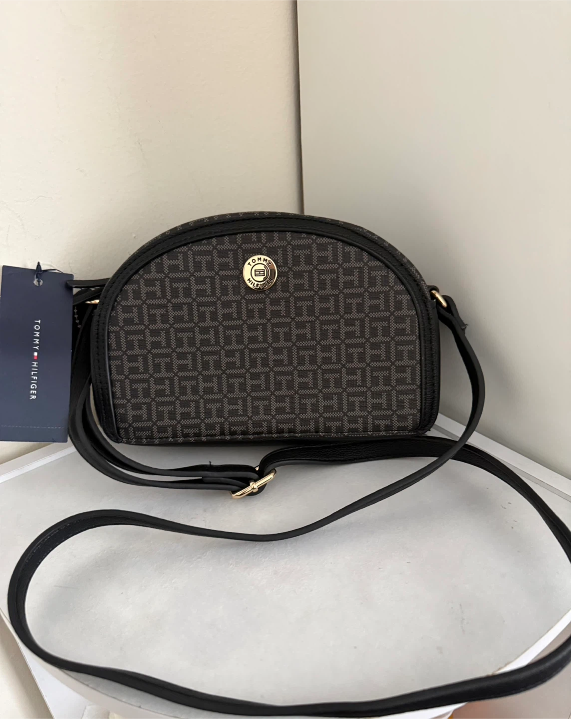 Tommy Hilfiger Monogram Dome Crossbody Bag