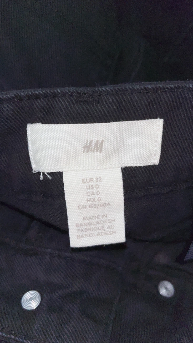 H&M black carpenter pants size 0 - photo 4