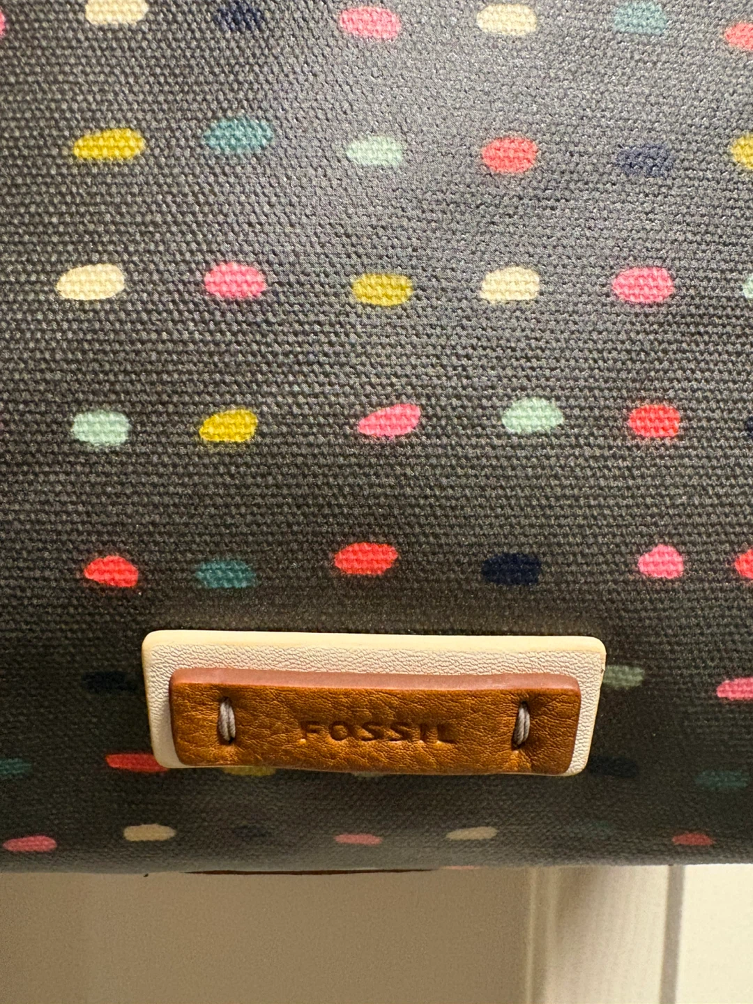 Fossil Crossbody Bag with Polka Dot Pattern - photo 4