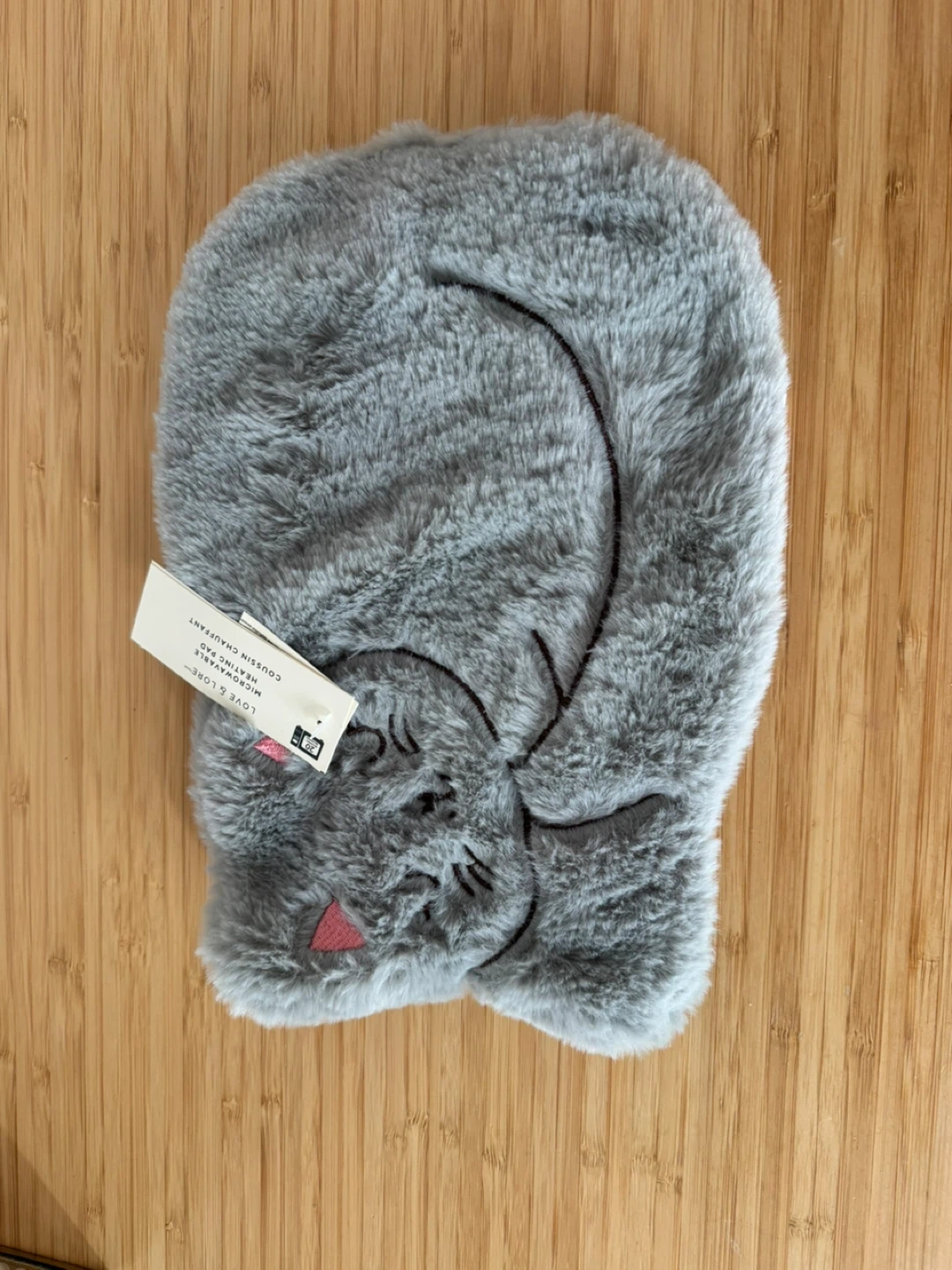Love & Glow Plush Cat Microwavable Heating Pad - photo 2