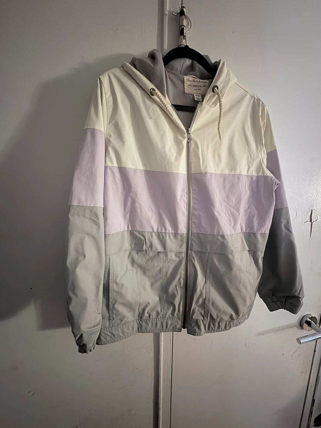Blue Horizon Color Block Anorak Jacket