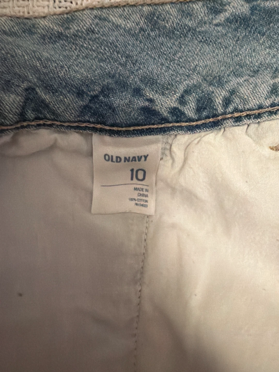 Old Navy Ultra Blue Denim Skirt Size 10 - photo 3