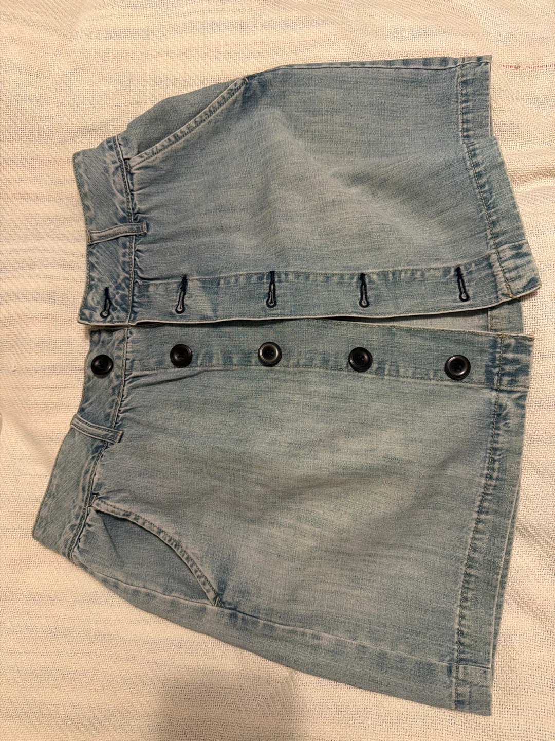 Old Navy Ultra Blue Denim Skirt Size 10 - photo 4