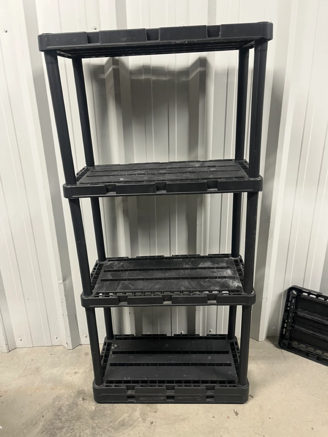 Set of 2 Maxi-Shelf Heavy Duty 4 Shelf Storage Unit