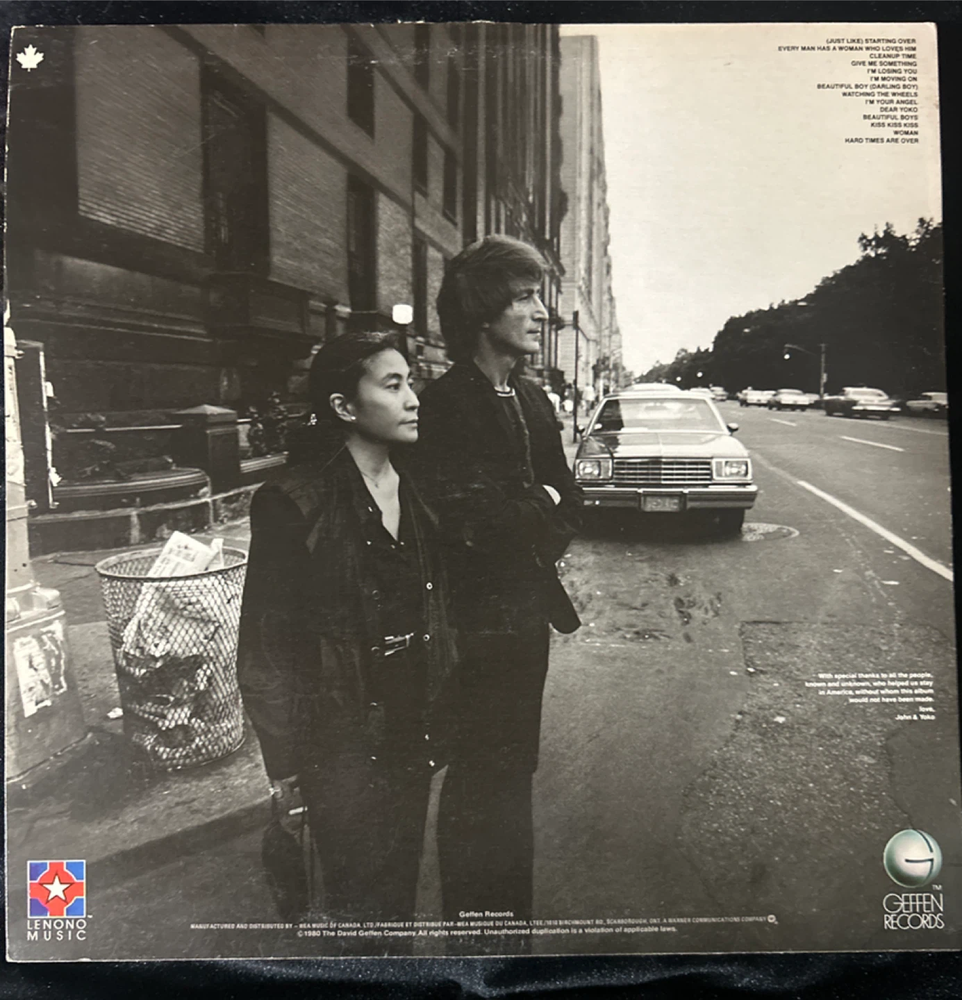 John Lennon & Yoko Ono Double Fantasy Vinyl Record - photo 2