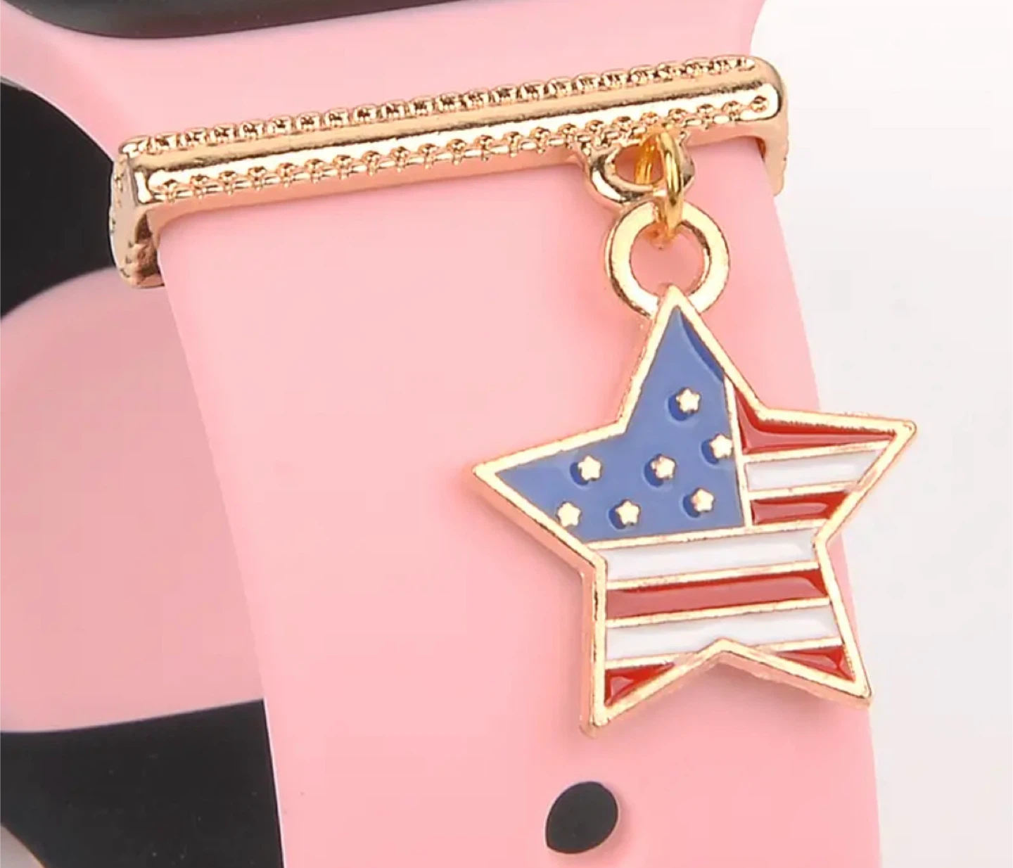 Watch Band Charms - Star, Flag, Cat Mom, Keys, Moon, Rhinestone - photo 5