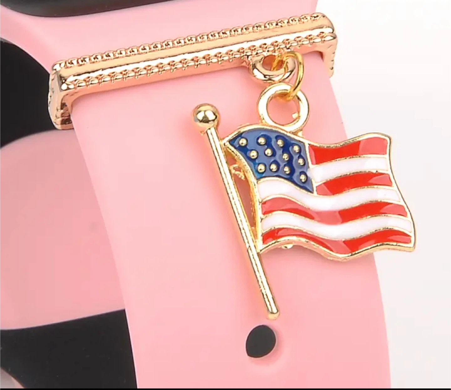 Watch Band Charms - Star, Flag, Cat Mom, Keys, Moon, Rhinestone - photo 4