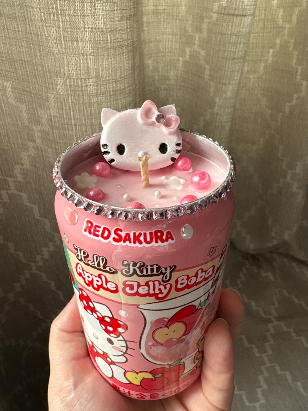 Hello Kitty Inspired Soy Wax Candle