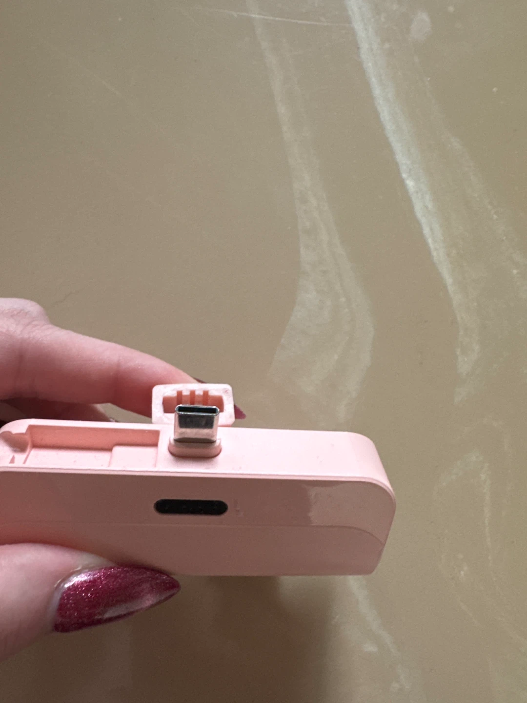 Pink Portable Power Bank - photo 2