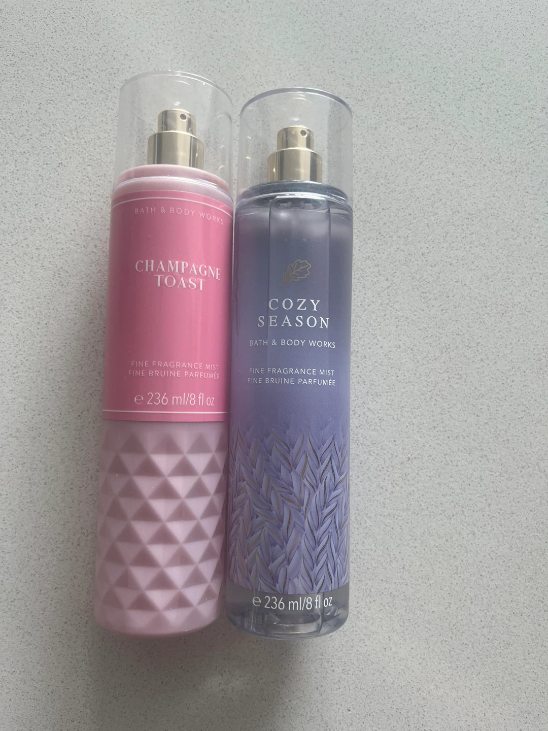 Bath & Body Works - Champagne Toast & Cozy Season (236ml each)